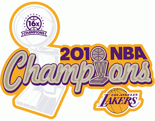 Los Angeles Lakers 2009-2010 Champion Logo cricut iron on